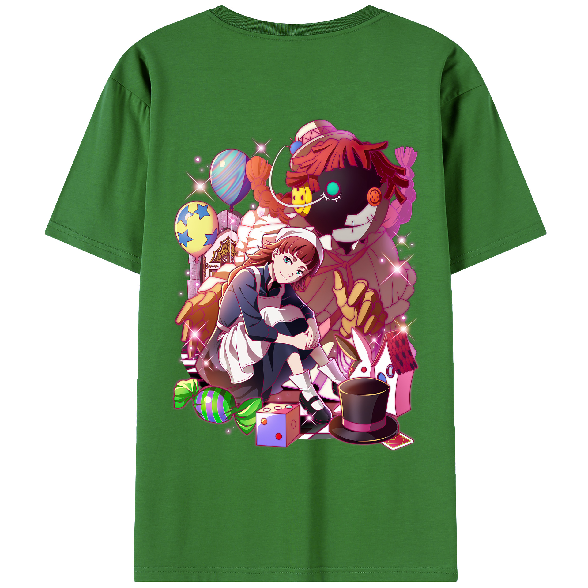 （画像用） 文豪ストレイドッグス Bungo Stray Dogs レディース半袖Tシャツ(バックプリント)